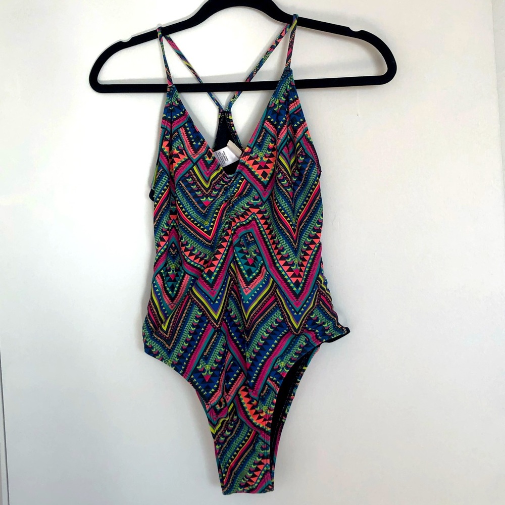 L*Space Antigua Black Wild Side Monokini